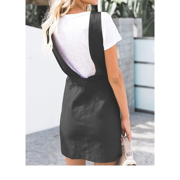 ROULA Black Pinafore Dress - Picture 2 of 4